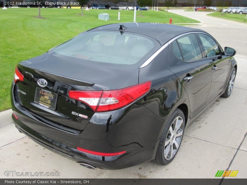 Ebony Black / Black 2012 Kia Optima SX