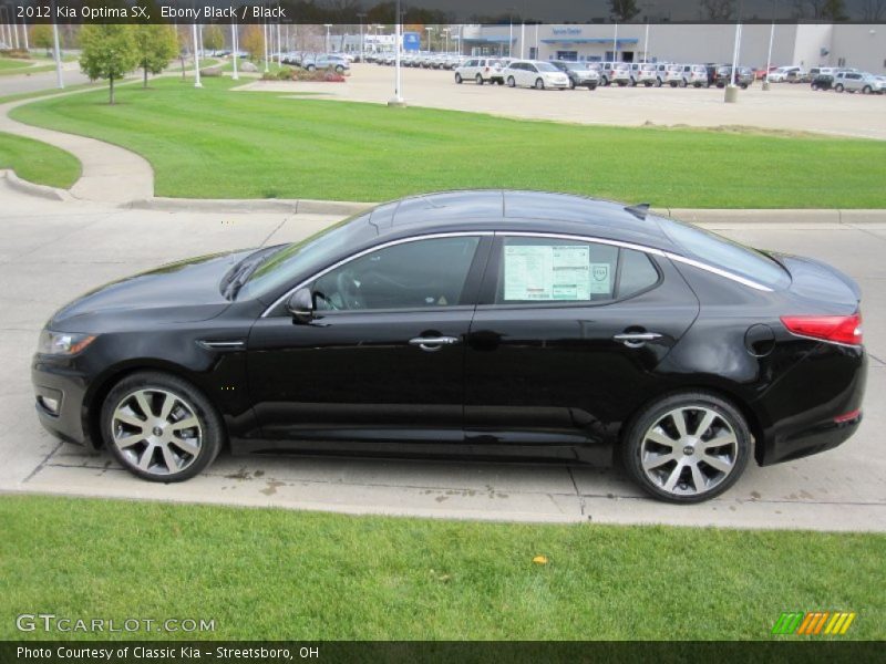  2012 Optima SX Ebony Black