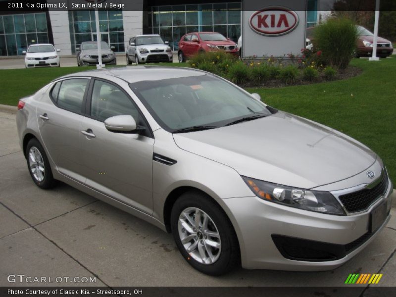 Satin Metal / Beige 2011 Kia Optima LX