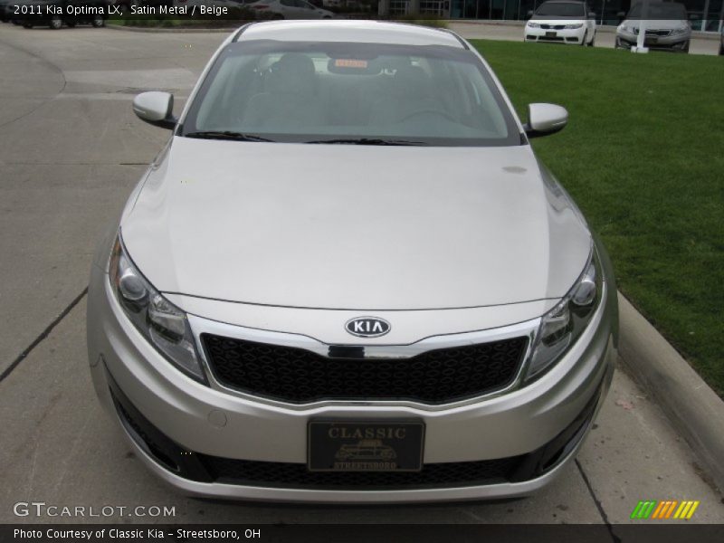 Satin Metal / Beige 2011 Kia Optima LX