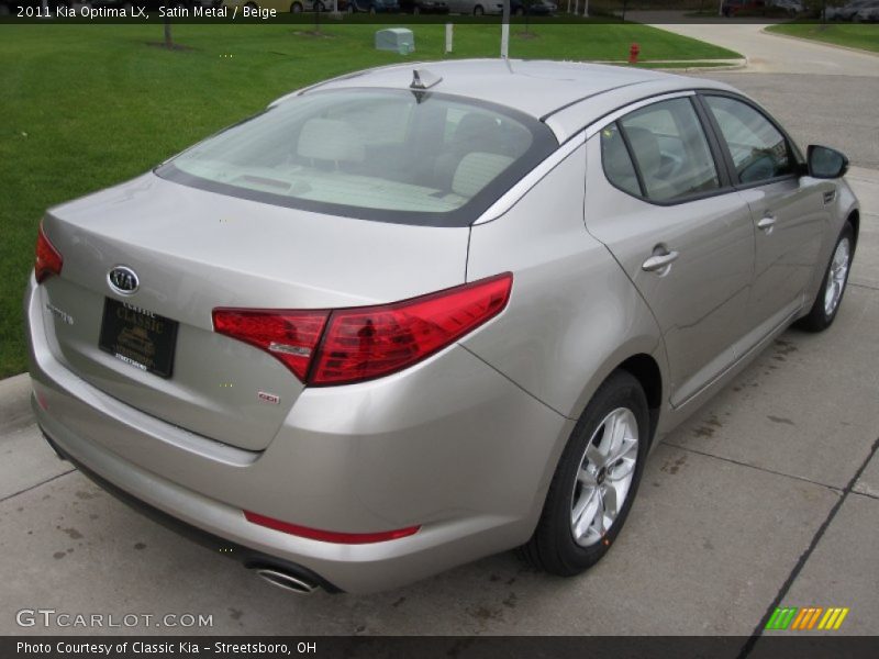 Satin Metal / Beige 2011 Kia Optima LX