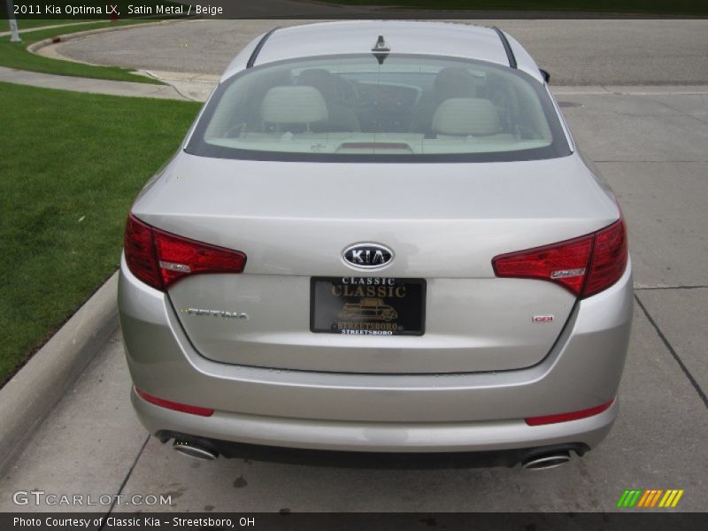 Satin Metal / Beige 2011 Kia Optima LX