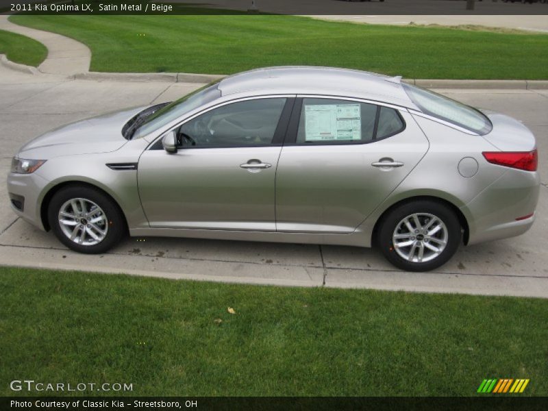Satin Metal / Beige 2011 Kia Optima LX