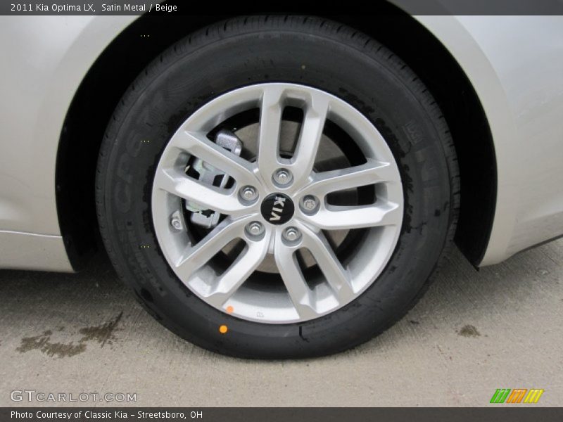 Satin Metal / Beige 2011 Kia Optima LX