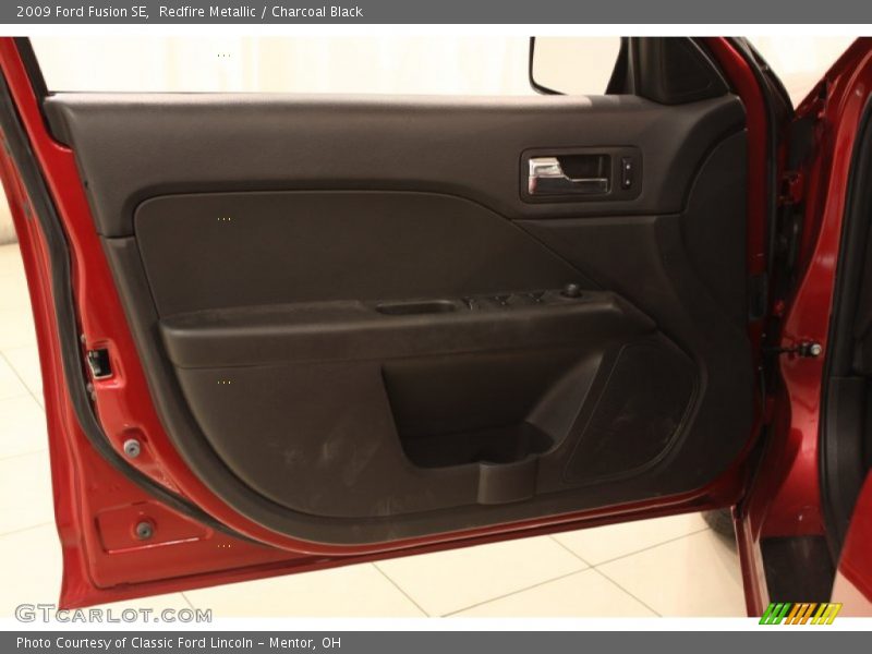 Redfire Metallic / Charcoal Black 2009 Ford Fusion SE