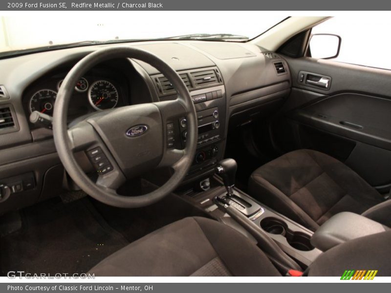 Redfire Metallic / Charcoal Black 2009 Ford Fusion SE