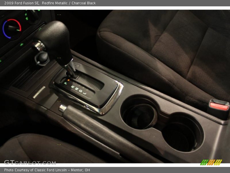 Redfire Metallic / Charcoal Black 2009 Ford Fusion SE