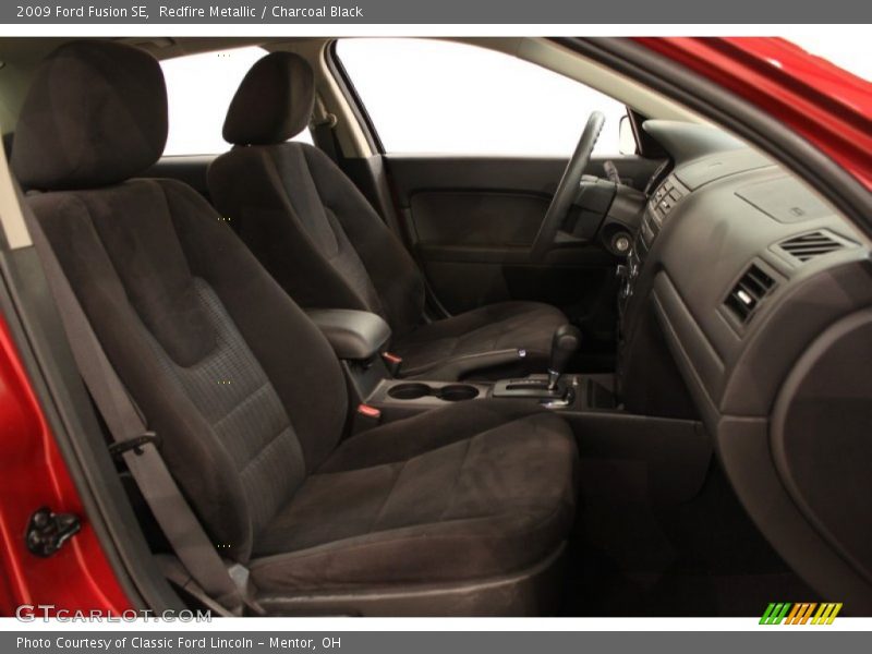 Redfire Metallic / Charcoal Black 2009 Ford Fusion SE