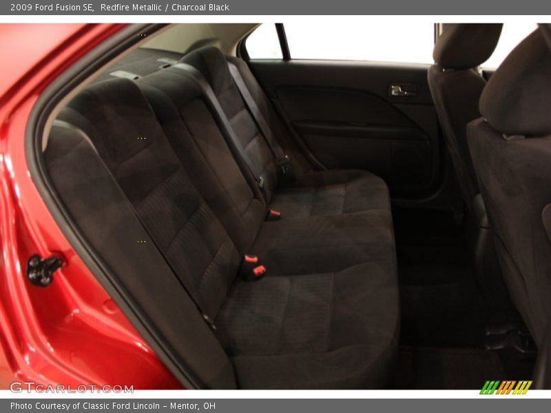 Redfire Metallic / Charcoal Black 2009 Ford Fusion SE