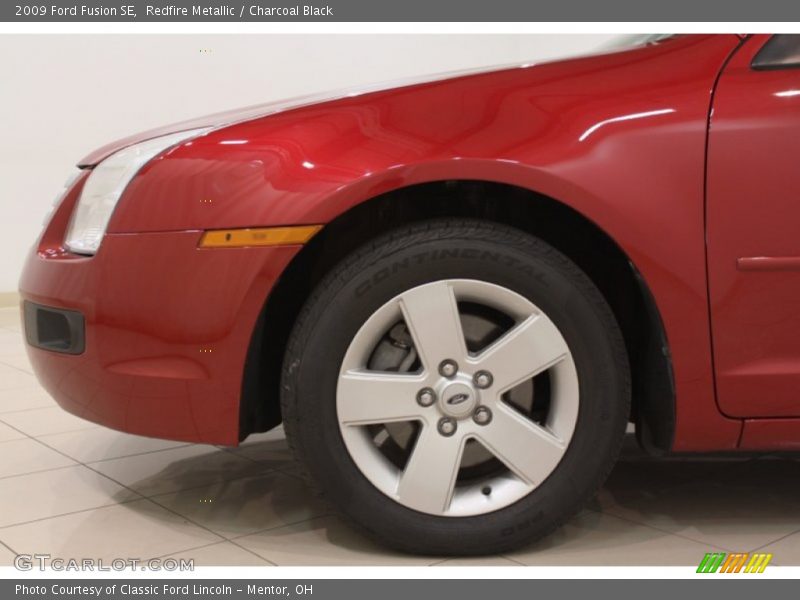 Redfire Metallic / Charcoal Black 2009 Ford Fusion SE