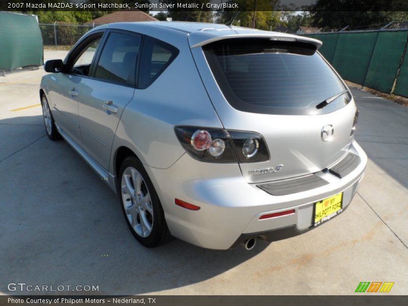 Sunlight Silver Metallic / Gray/Black 2007 Mazda MAZDA3 s Sport Hatchback