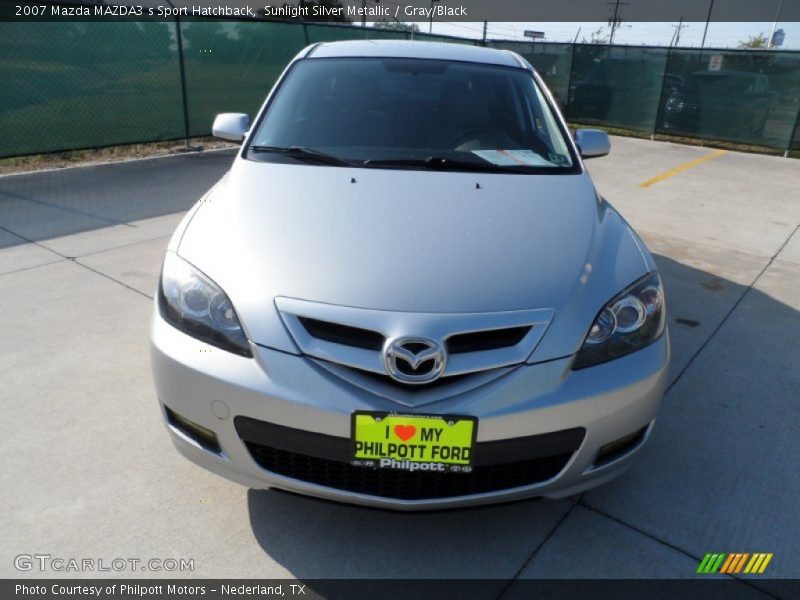Sunlight Silver Metallic / Gray/Black 2007 Mazda MAZDA3 s Sport Hatchback