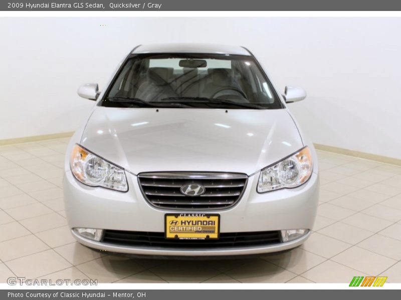 Quicksilver / Gray 2009 Hyundai Elantra GLS Sedan