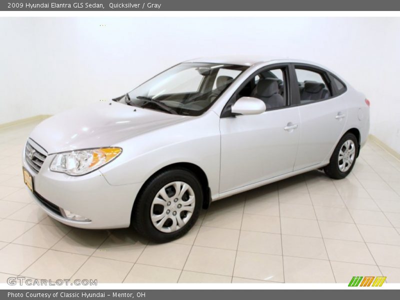 Quicksilver / Gray 2009 Hyundai Elantra GLS Sedan