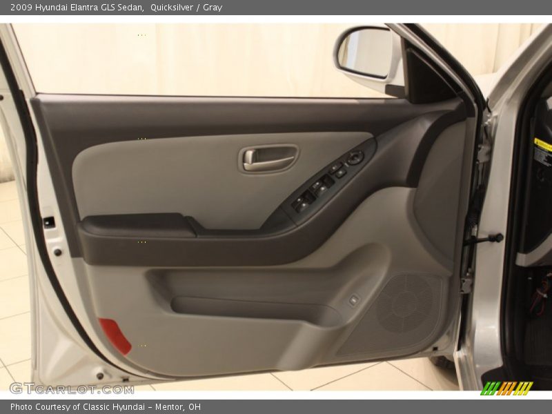 Quicksilver / Gray 2009 Hyundai Elantra GLS Sedan