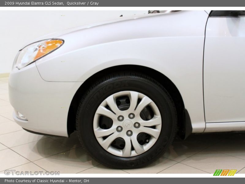 Quicksilver / Gray 2009 Hyundai Elantra GLS Sedan