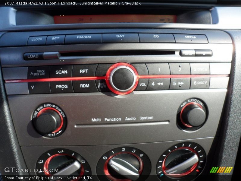 Controls of 2007 MAZDA3 s Sport Hatchback