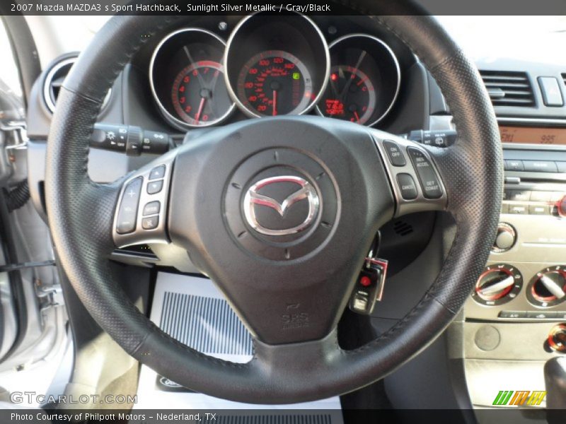  2007 MAZDA3 s Sport Hatchback Steering Wheel