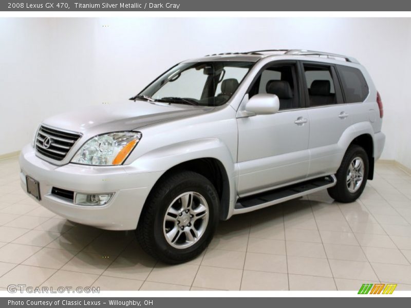 Titanium Silver Metallic / Dark Gray 2008 Lexus GX 470