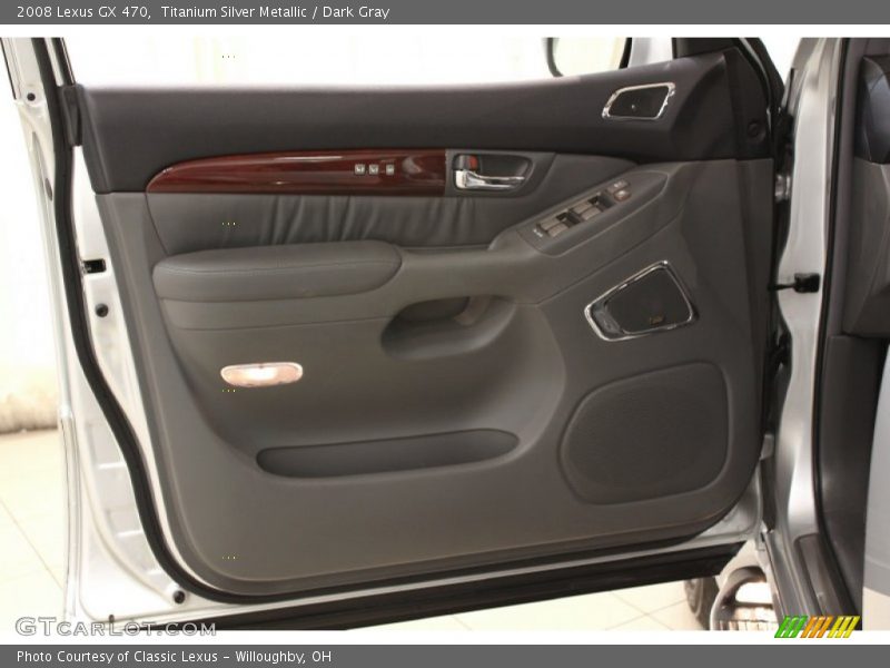 Titanium Silver Metallic / Dark Gray 2008 Lexus GX 470