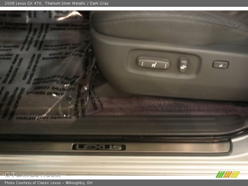 Titanium Silver Metallic / Dark Gray 2008 Lexus GX 470