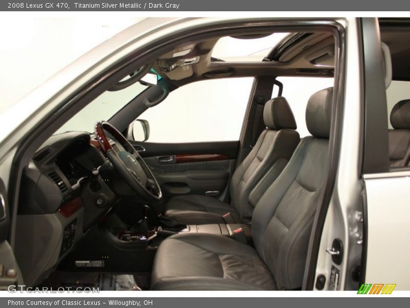 Titanium Silver Metallic / Dark Gray 2008 Lexus GX 470