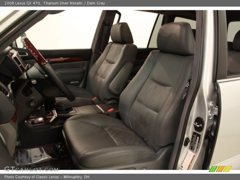 Titanium Silver Metallic / Dark Gray 2008 Lexus GX 470
