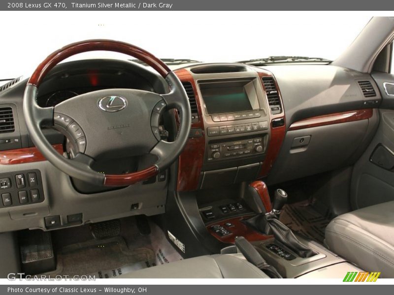 Titanium Silver Metallic / Dark Gray 2008 Lexus GX 470