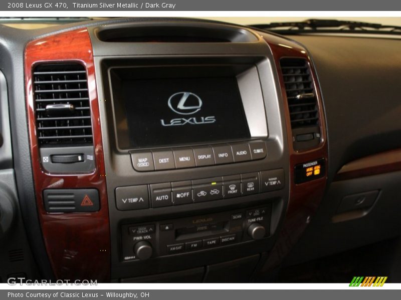 Titanium Silver Metallic / Dark Gray 2008 Lexus GX 470