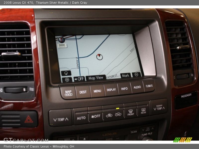 Titanium Silver Metallic / Dark Gray 2008 Lexus GX 470