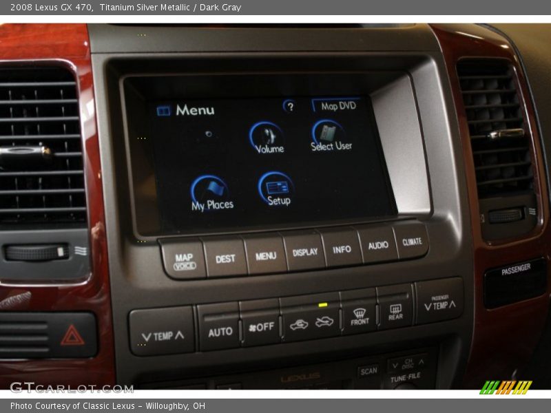 Titanium Silver Metallic / Dark Gray 2008 Lexus GX 470