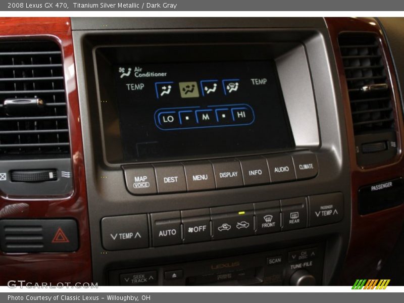 Titanium Silver Metallic / Dark Gray 2008 Lexus GX 470