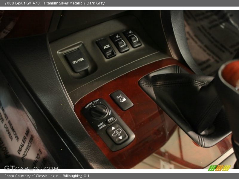 Titanium Silver Metallic / Dark Gray 2008 Lexus GX 470