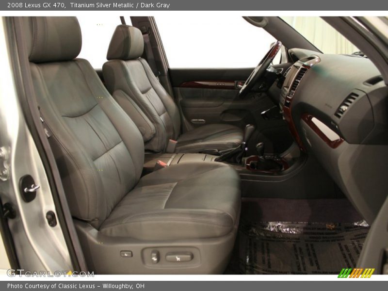 Titanium Silver Metallic / Dark Gray 2008 Lexus GX 470