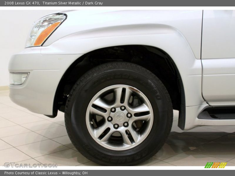Titanium Silver Metallic / Dark Gray 2008 Lexus GX 470