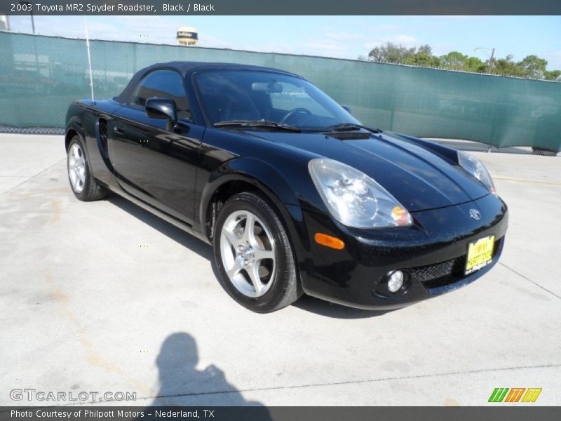 Black / Black 2003 Toyota MR2 Spyder Roadster