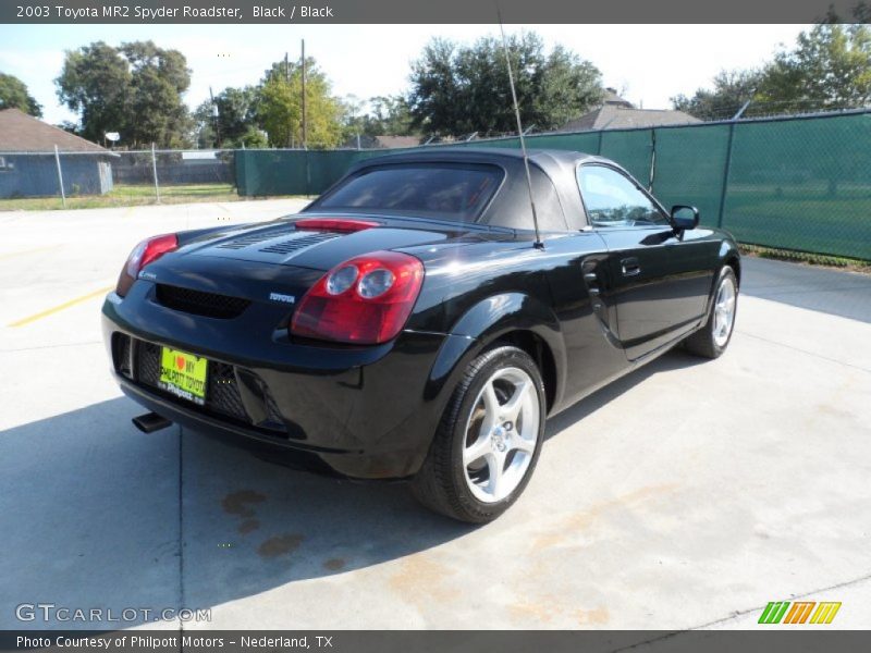 Black / Black 2003 Toyota MR2 Spyder Roadster