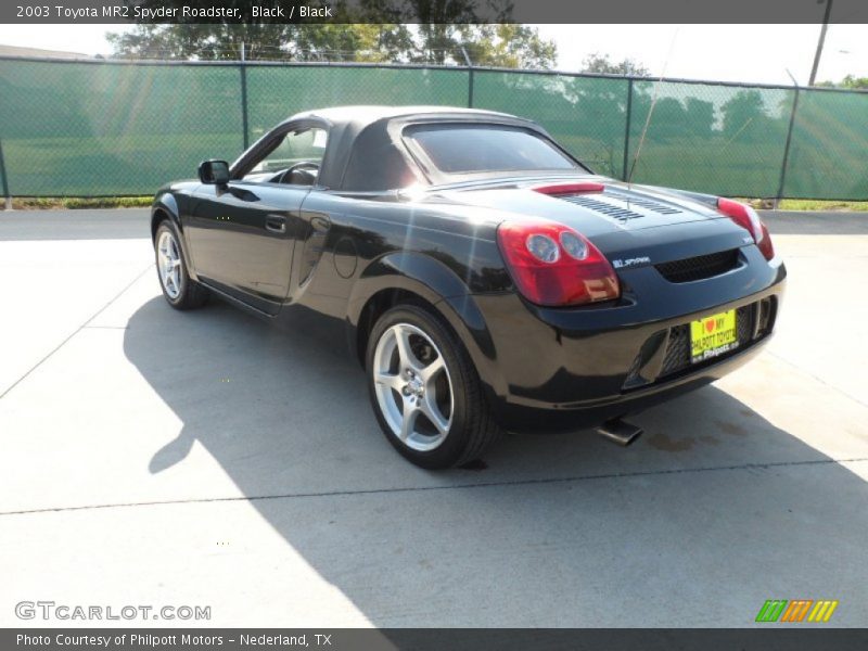 Black / Black 2003 Toyota MR2 Spyder Roadster