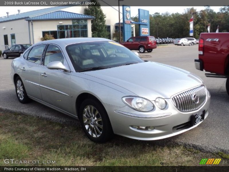 Quicksilver Metallic / Ebony 2009 Buick LaCrosse CXL