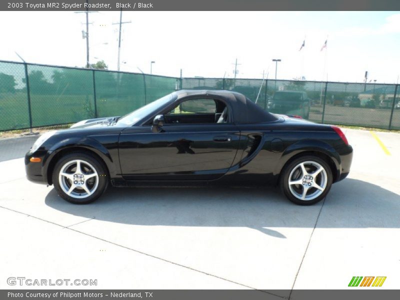 Black / Black 2003 Toyota MR2 Spyder Roadster