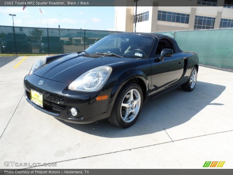 Black / Black 2003 Toyota MR2 Spyder Roadster