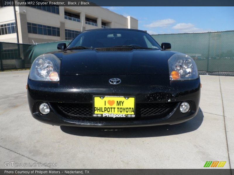 Black / Black 2003 Toyota MR2 Spyder Roadster