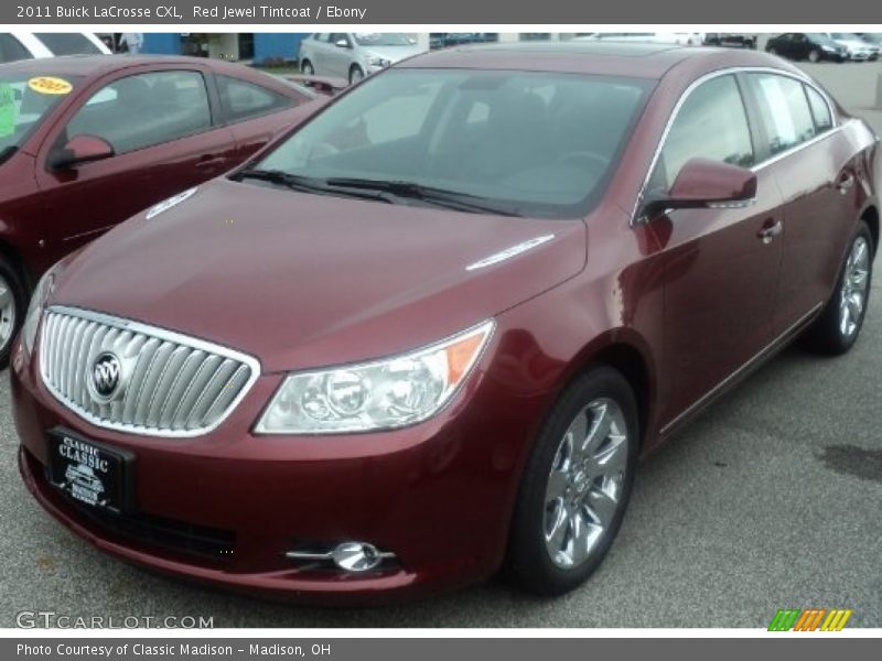 Red Jewel Tintcoat / Ebony 2011 Buick LaCrosse CXL