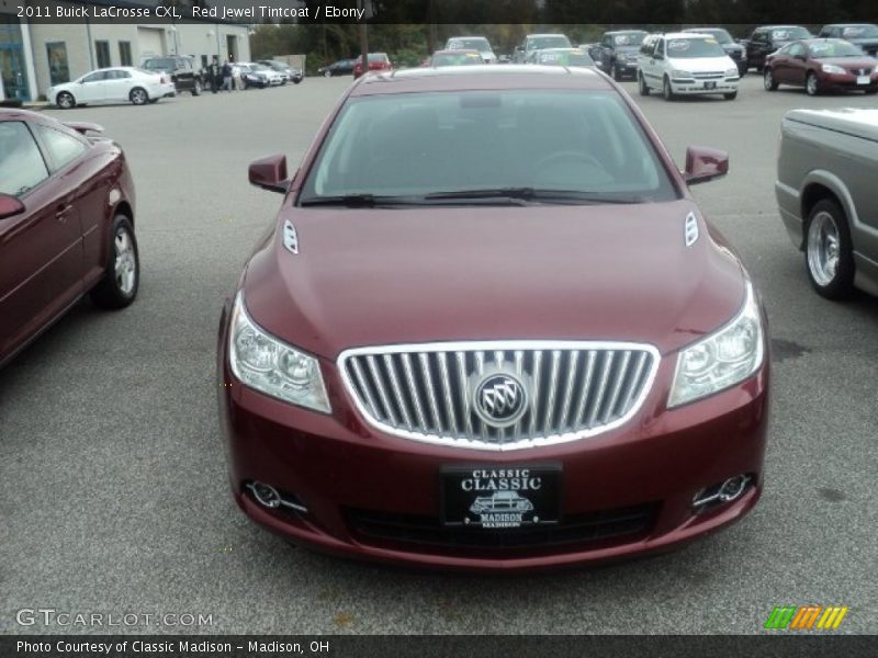 Red Jewel Tintcoat / Ebony 2011 Buick LaCrosse CXL