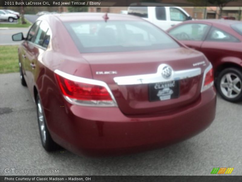 Red Jewel Tintcoat / Ebony 2011 Buick LaCrosse CXL