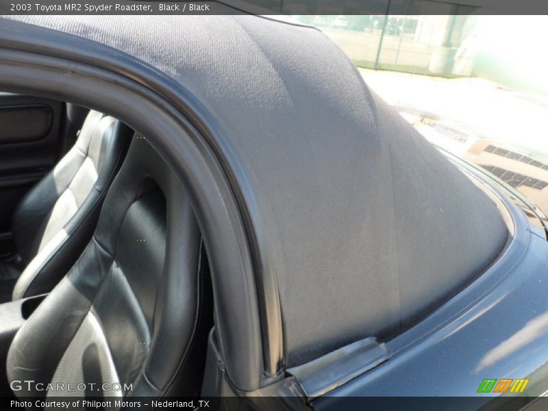 Black / Black 2003 Toyota MR2 Spyder Roadster