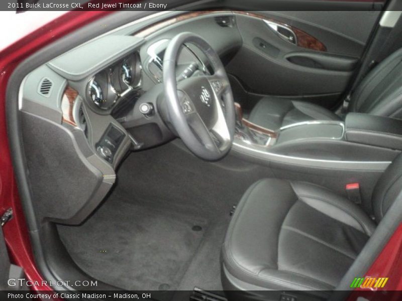 Red Jewel Tintcoat / Ebony 2011 Buick LaCrosse CXL