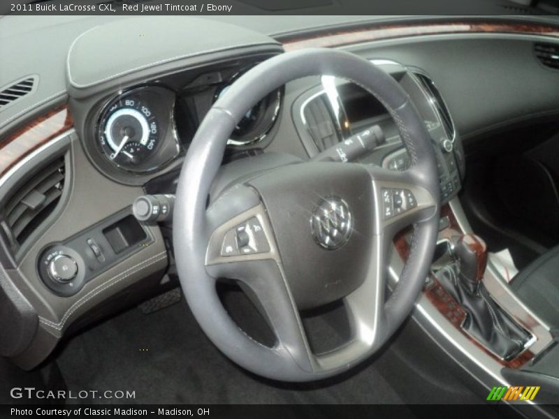 Red Jewel Tintcoat / Ebony 2011 Buick LaCrosse CXL