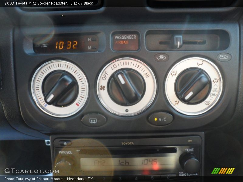 Black / Black 2003 Toyota MR2 Spyder Roadster