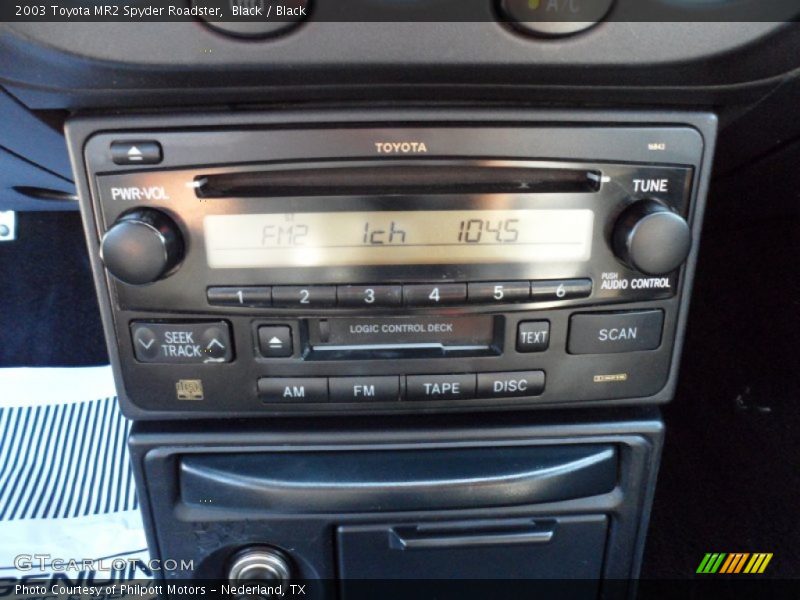 Black / Black 2003 Toyota MR2 Spyder Roadster